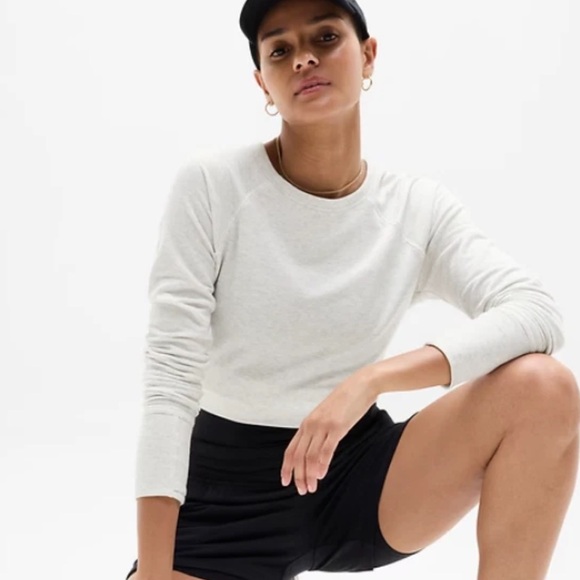 Athleta Tops - Athleta Coaster Luxe Recover Sweatshirt Gray Lounge Comfy Soft 659287 Sz Large